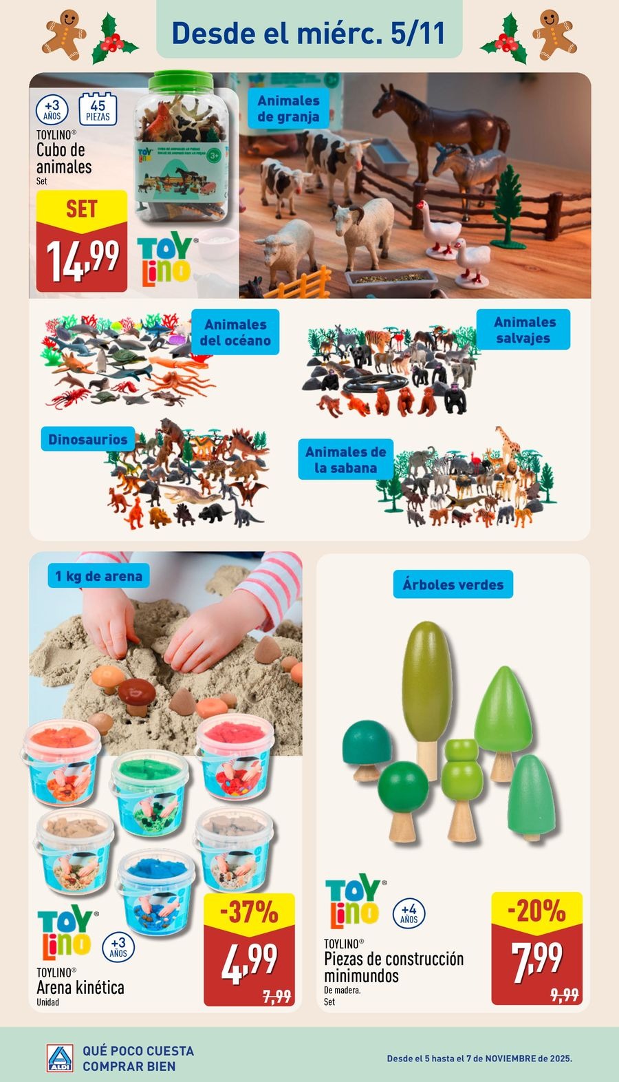 Offres ALDI Espagne de 5 novembre à 5 décembre 2025 Brochure d'offres spéciales sur les jouets