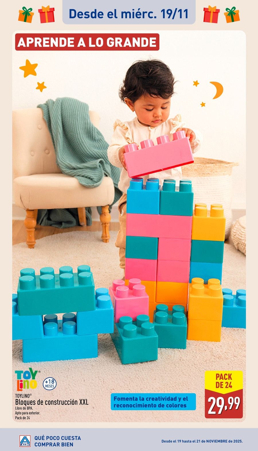 Offres ALDI Espagne de 5 novembre à 5 décembre 2025 Brochure d'offres spéciales sur les jouets