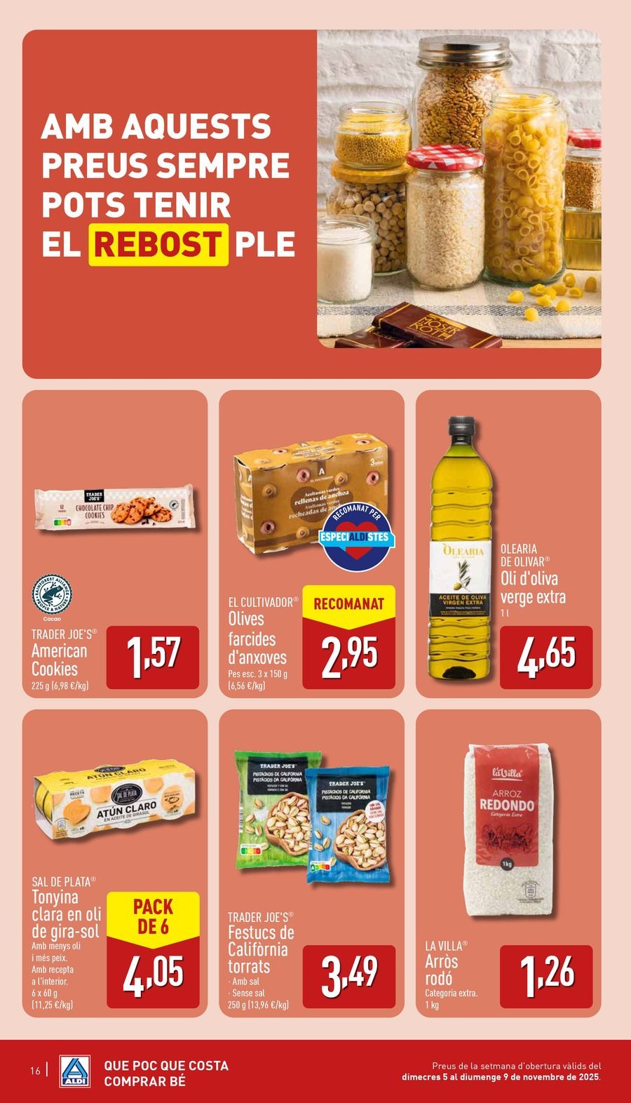 Ofertas de ALDI España de 5 a 9 noviembre 2025 Folleto de ofertas OBRIM