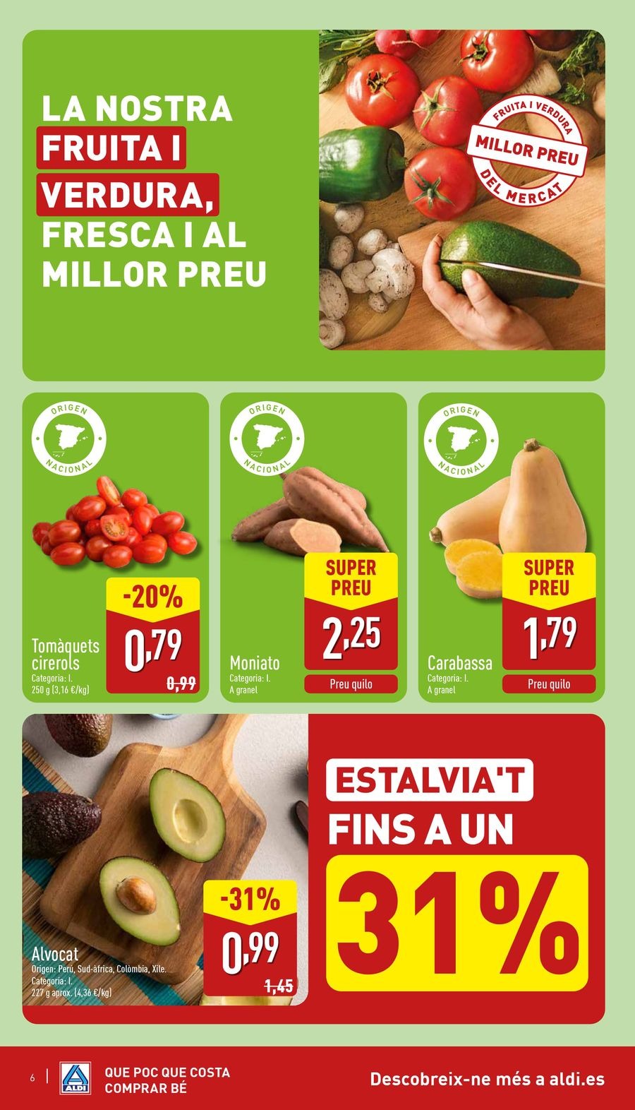 Ofertas de ALDI España de 5 a 9 noviembre 2025 Folleto de ofertas OBRIM