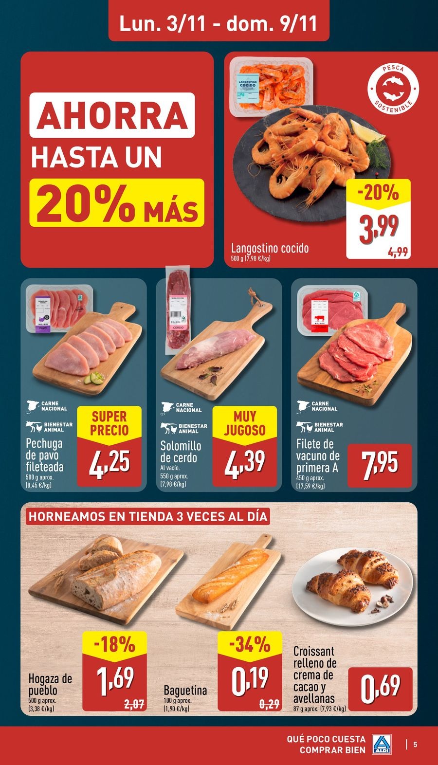 Offres ALDI Espagne de 3 à 9 novembre 2025 Brochure des offres Buy Well