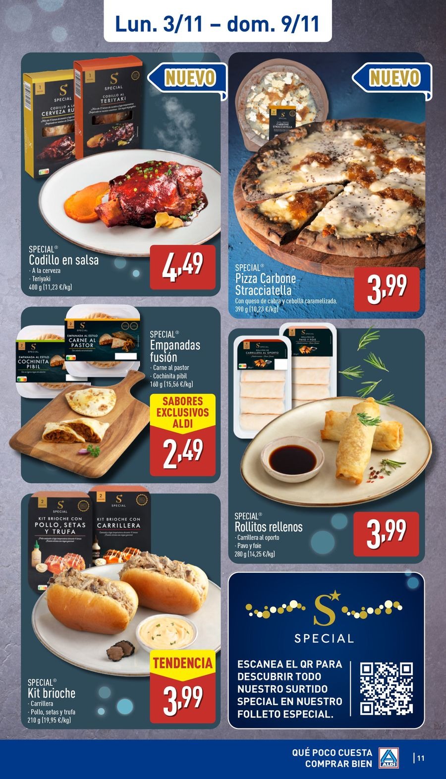Offres ALDI Espagne de 3 à 9 novembre 2025 Brochure des offres Buy Well