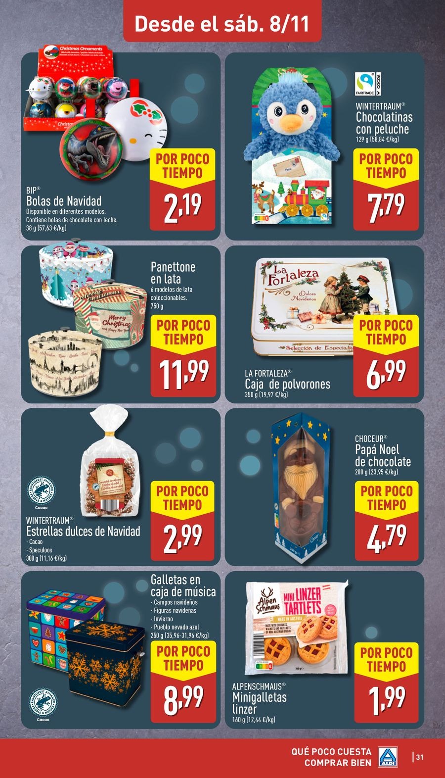 Offres ALDI Espagne de 3 à 9 novembre 2025 Brochure des offres Buy Well