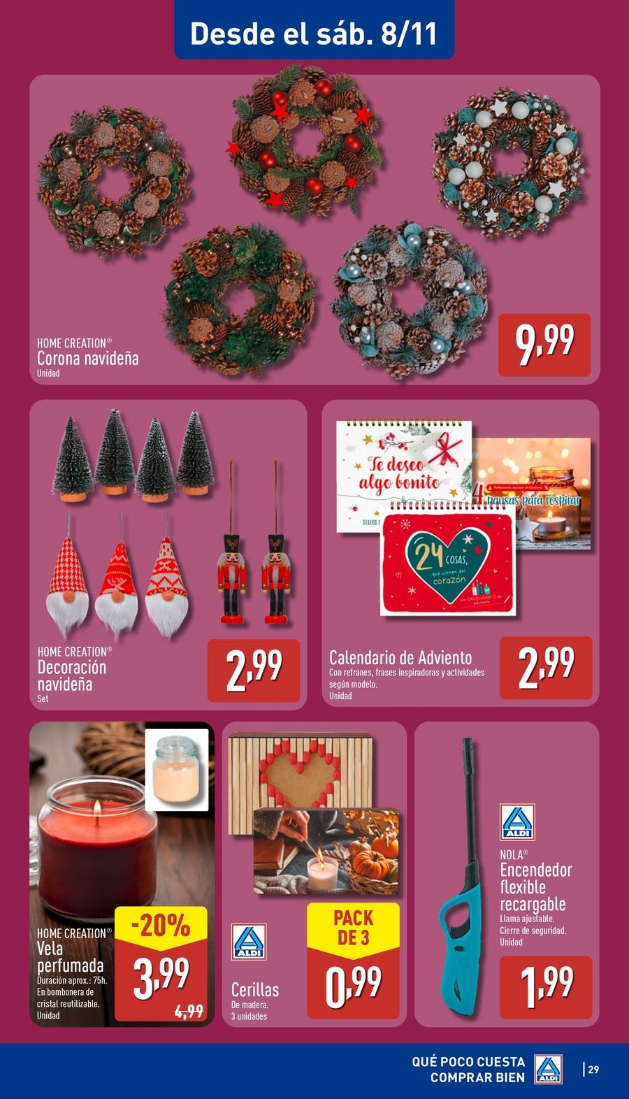 Offres ALDI Espagne de 3 à 9 novembre 2025 Brochure des offres Buy Well