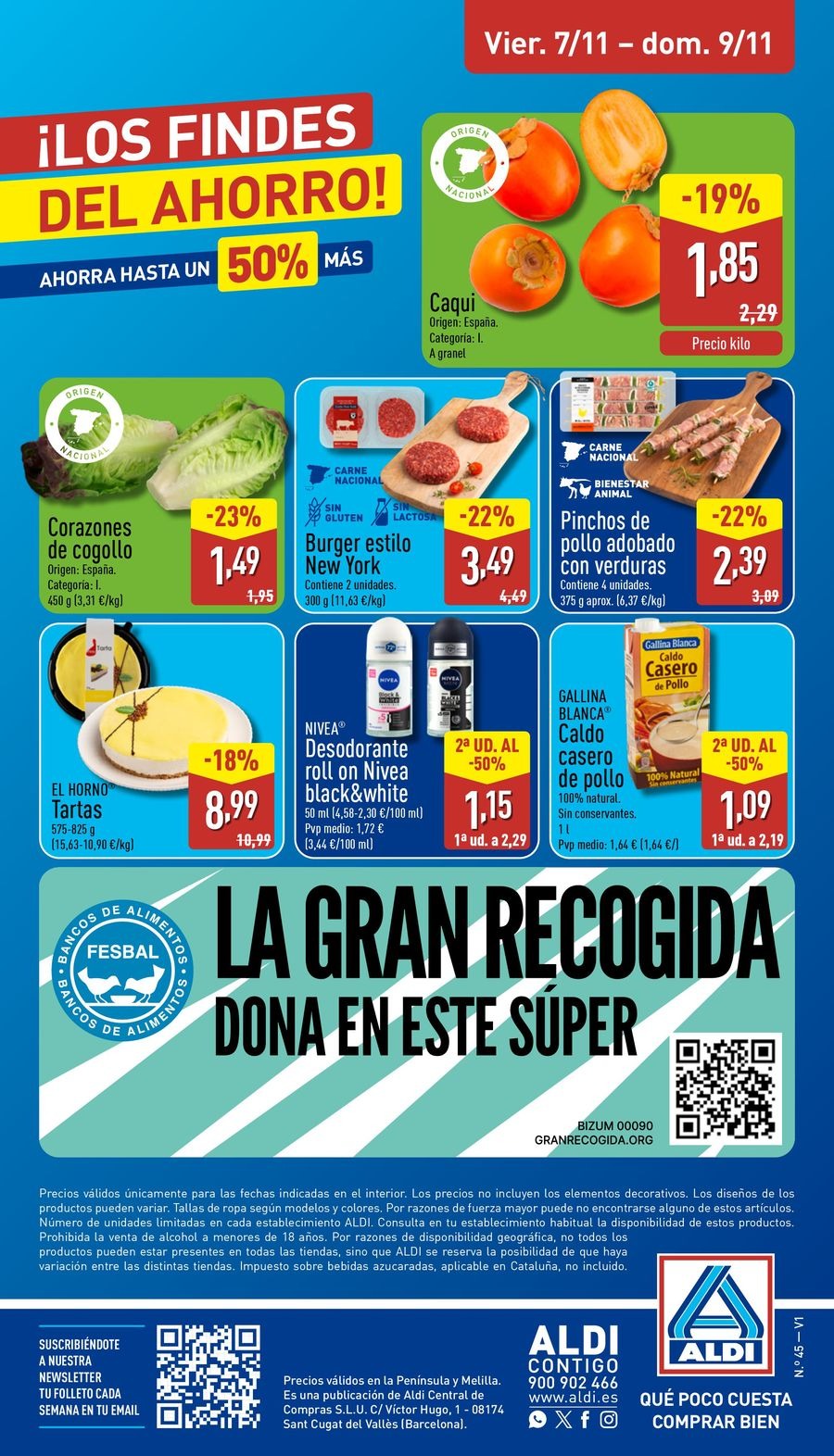 Offres ALDI Espagne de 3 à 9 novembre 2025 Brochure des offres Buy Well