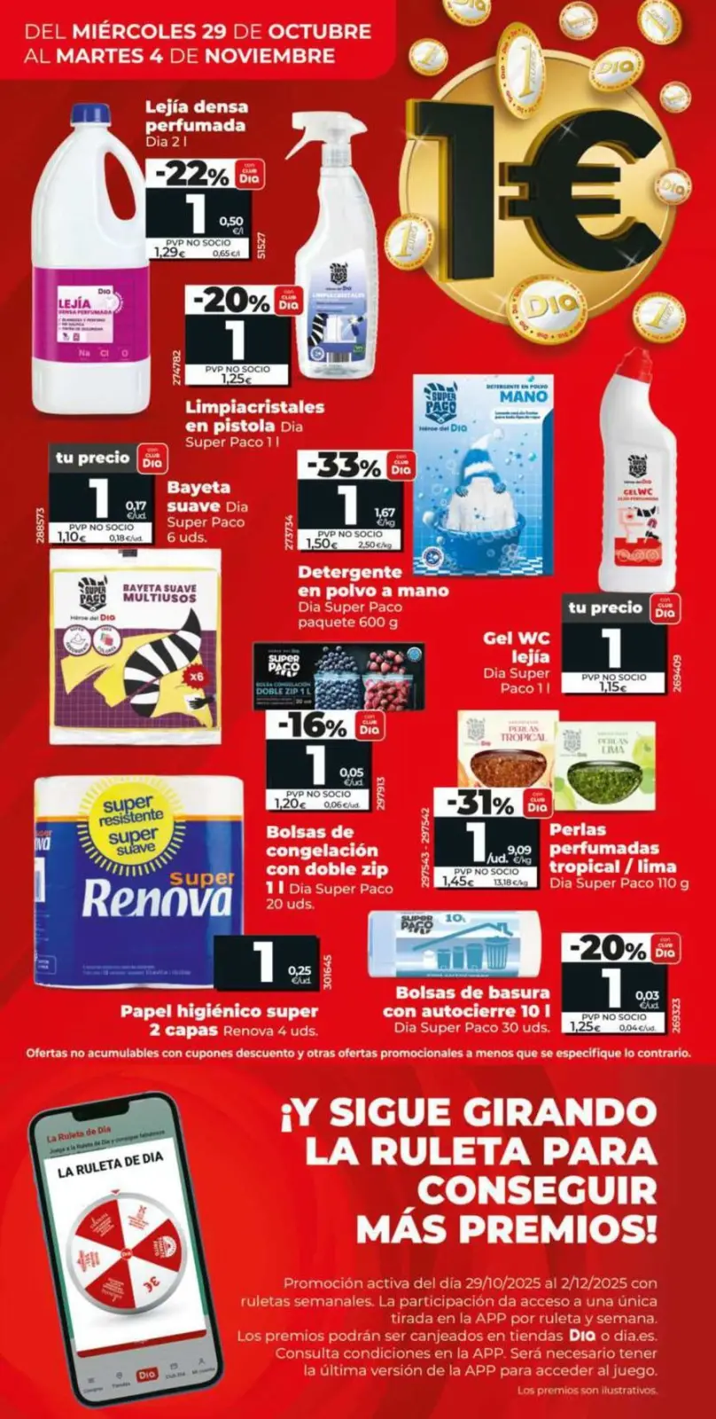 Page 10 dans Brochure des offres Plus de 100 produits chez Dia Espagne