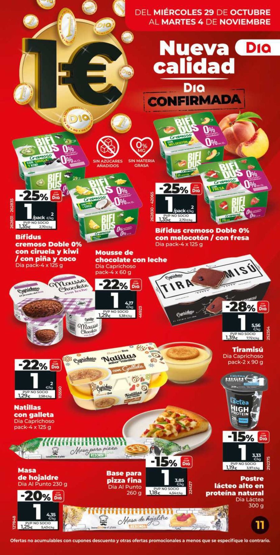 Ofertas de Dia España de 29 octubre a 4 noviembre 2025 Ahorro a lo grande