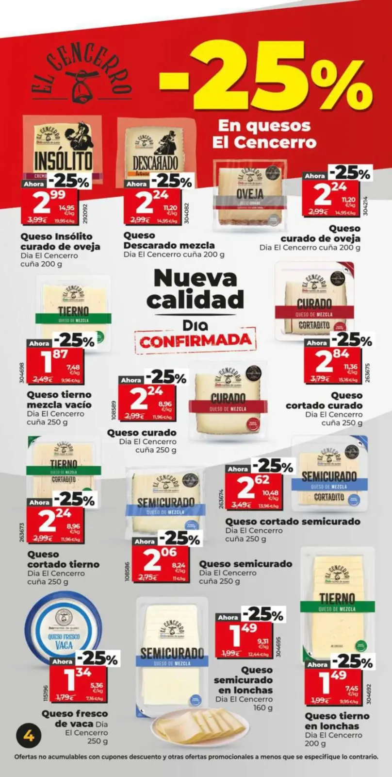 Page 4 dans Offres énormes chez Dia Espagne