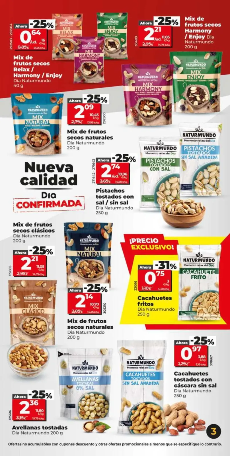 Page 3 dans Offres énormes chez Dia Espagne