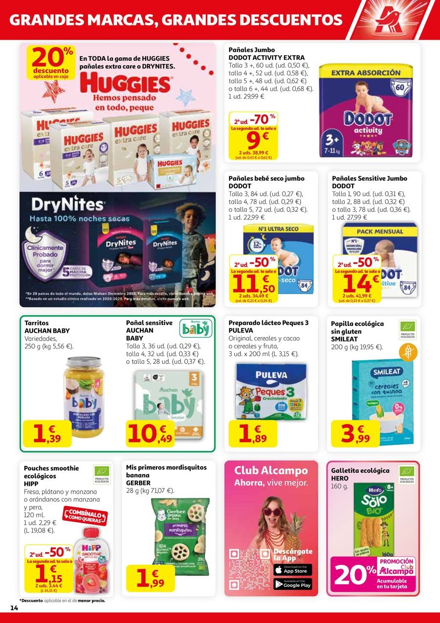 Alcampo Spain Offers from 23 October to 5 November 2025 Big Brands Big Discounts