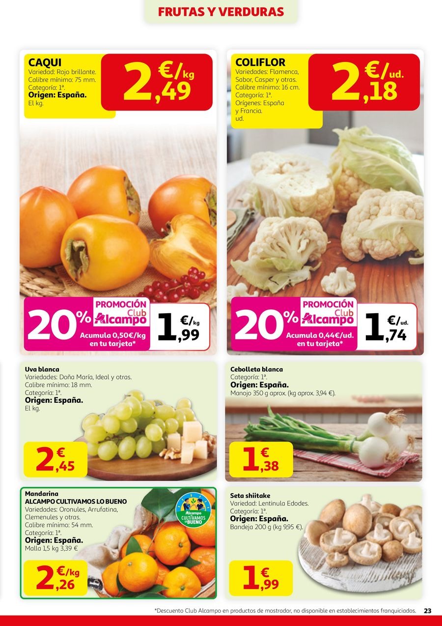 Alcampo Spain Offers from 23 October to 5 November 2025 Big Brands Big Discounts