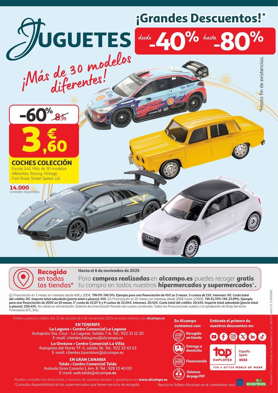 Alcampo Spain Offers from 23 October to 6 November 2025 Great Discounts!