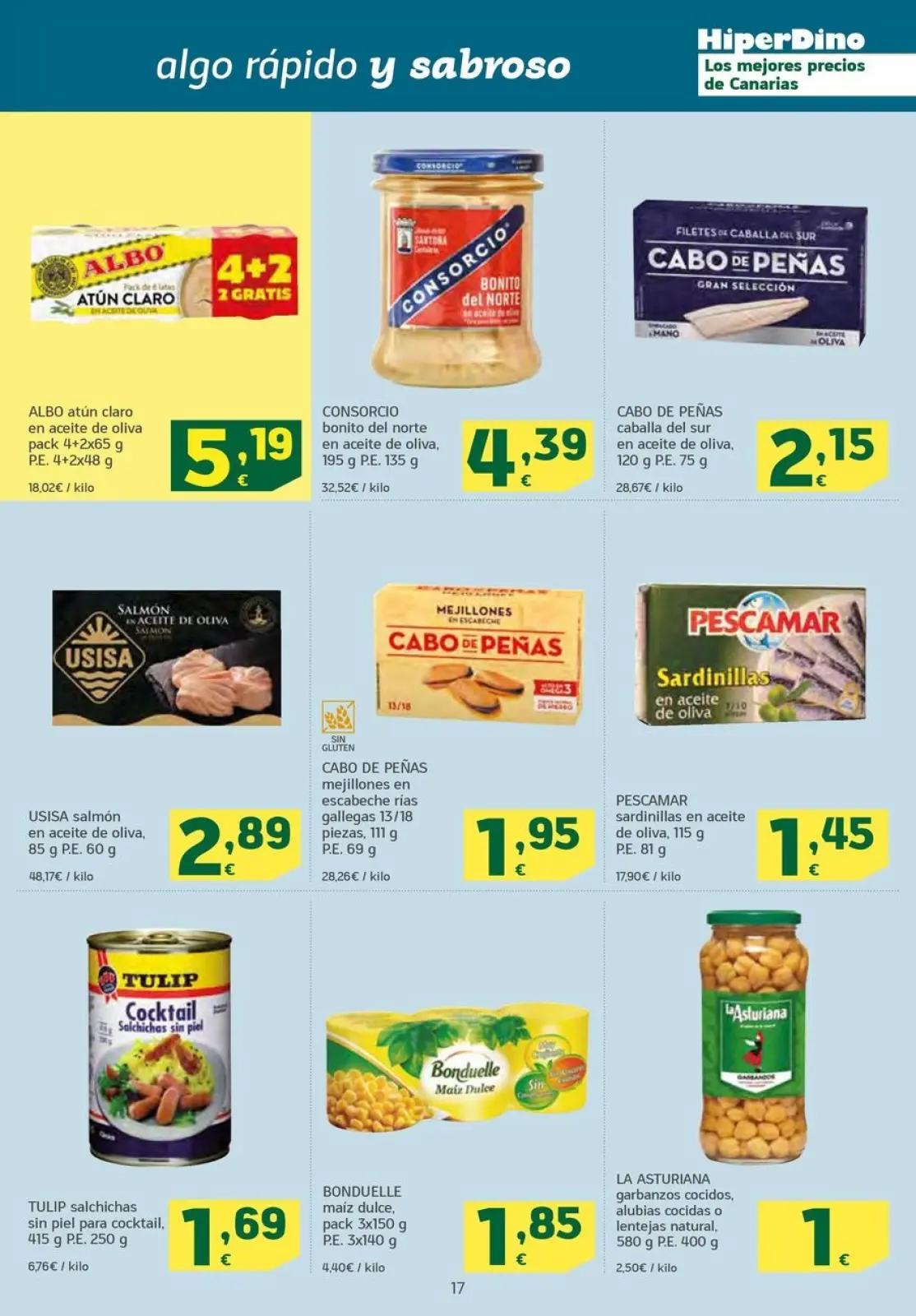 Página 17 en Ofertas Que Vuelan en HiperDino España
