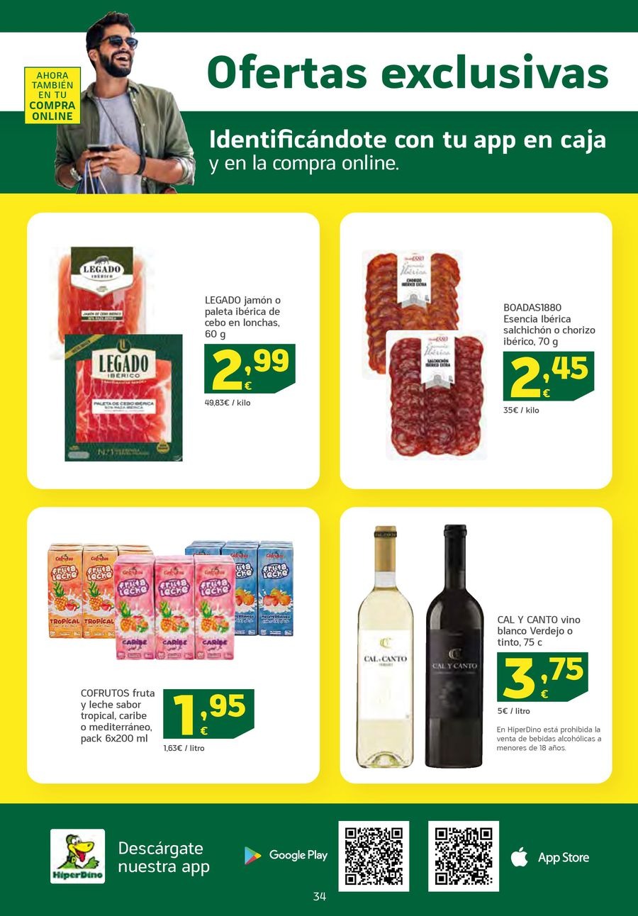 Ofertas de HiperDino España de 23 octubre a 6 noviembre 2025 Ofertas Que Vuelan