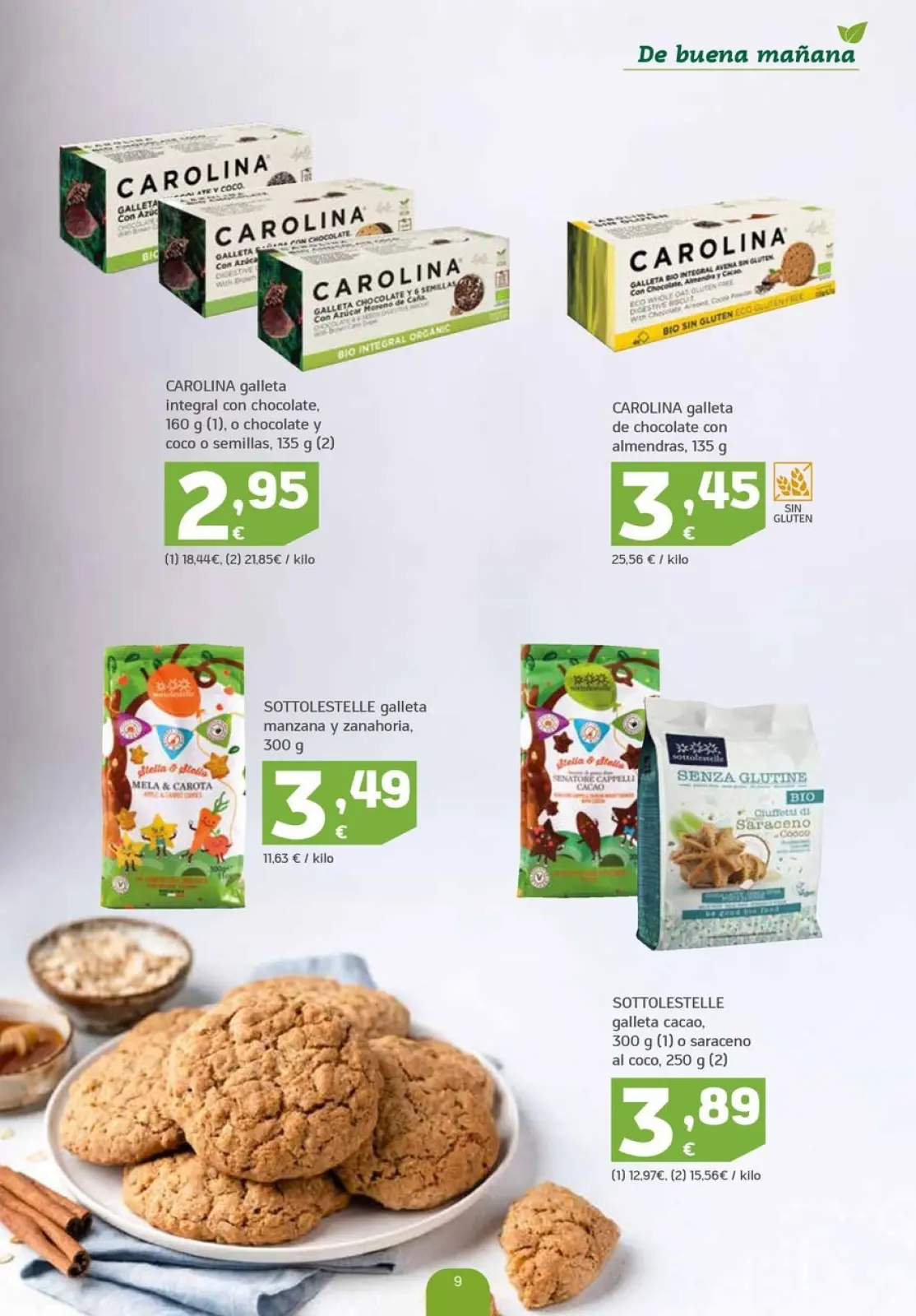 صفحة 9 ضمن عروض على المنتجات العضوية في هايبر دينو إسبانيا