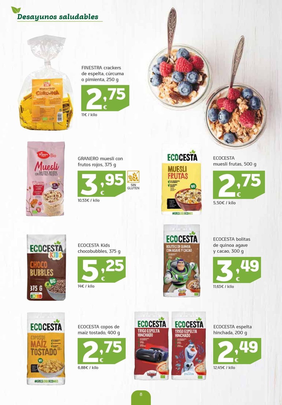 Ofertas de HiperDino España de 23 octubre a 24 noviembre 2025 Ofertas en productos ecológicos