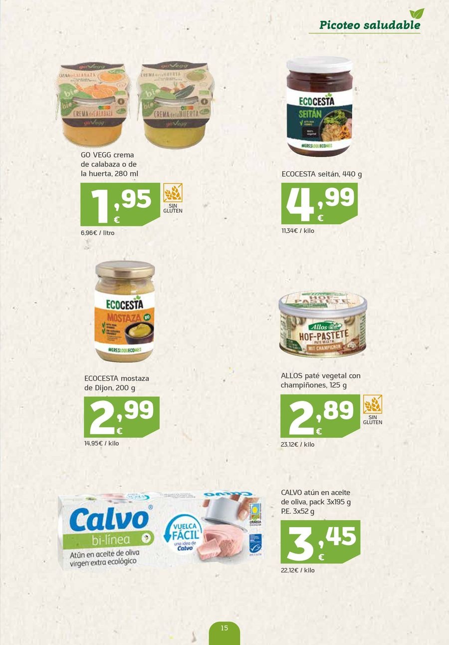 Ofertas de HiperDino España de 23 octubre a 24 noviembre 2025 Ofertas en productos ecológicos