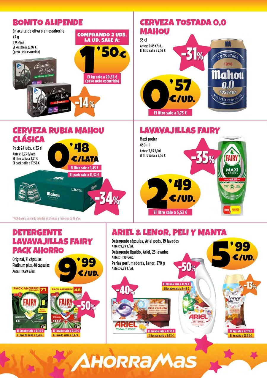 Ofertas de Ahorramas España de 30 octubre a 12 noviembre 2025 Ofertas Lady Chollo, la estrella del ahorro