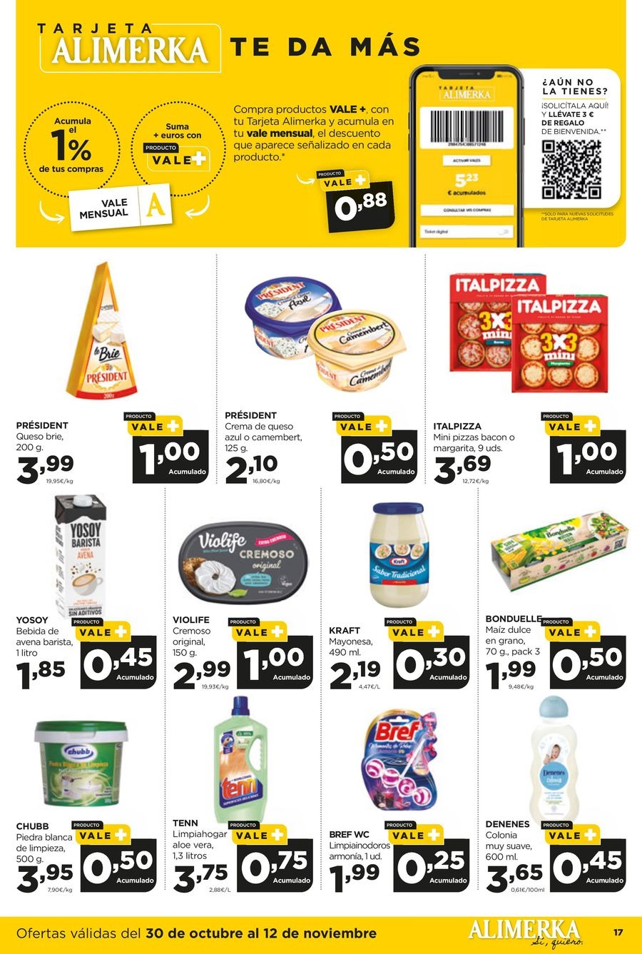 Ofertas de ‎Alimerka Supermercados‎ España de 30 octubre a 12 noviembre 2025 Nuevas ofertas