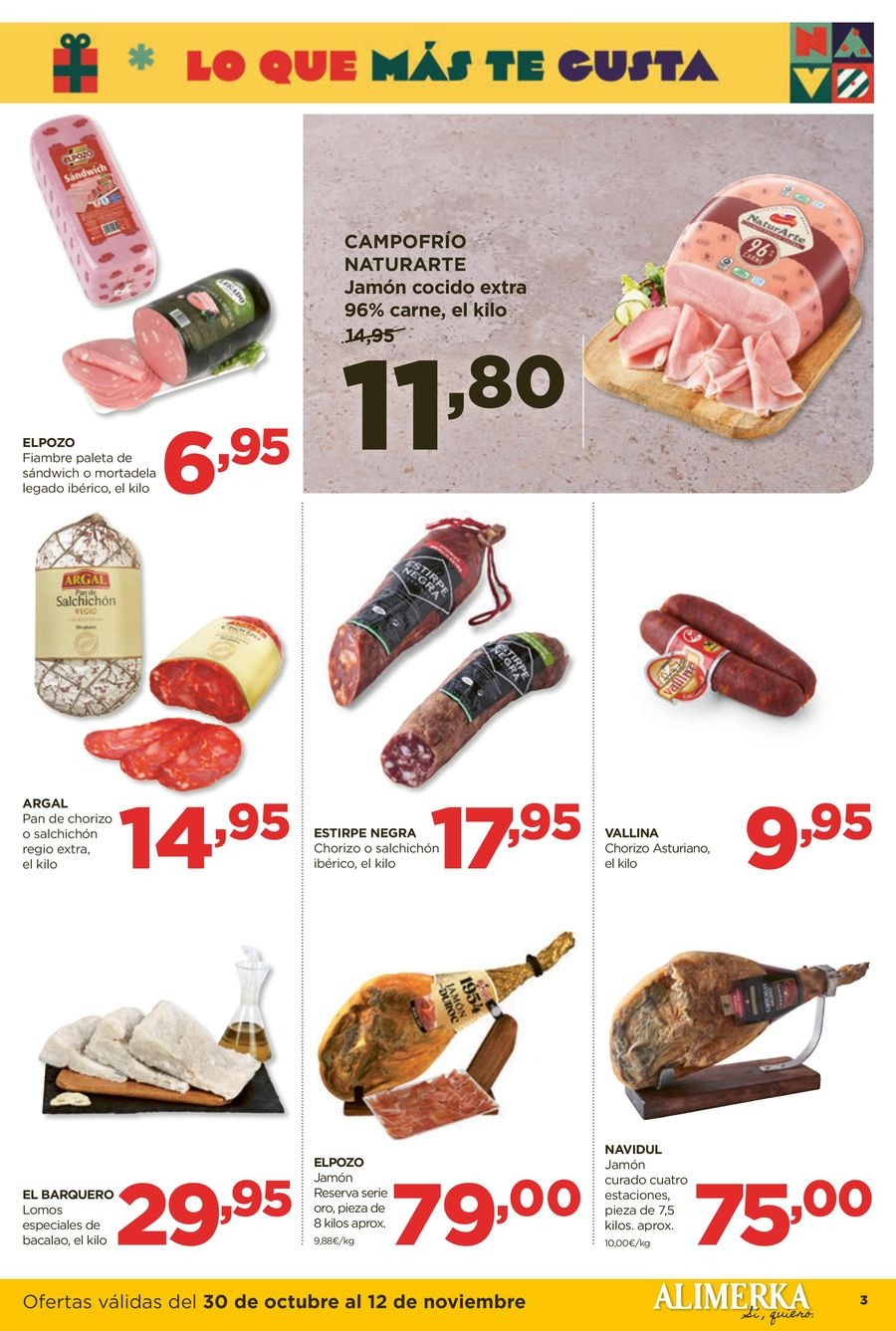 Ofertas de ‎Alimerka Supermercados‎ España de 30 octubre a 12 noviembre 2025 Nuevas ofertas