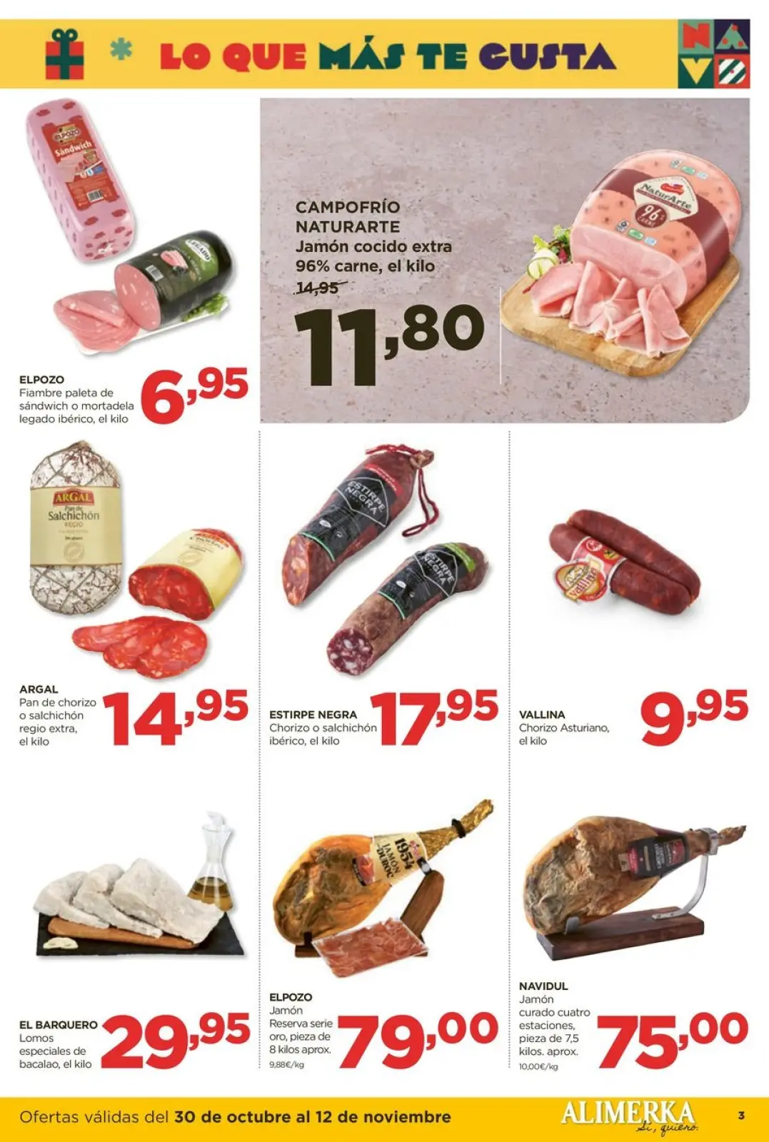 Page 3 dans Nouvelles offres chez ‎Supermarchés Alimerka‎ Espagne