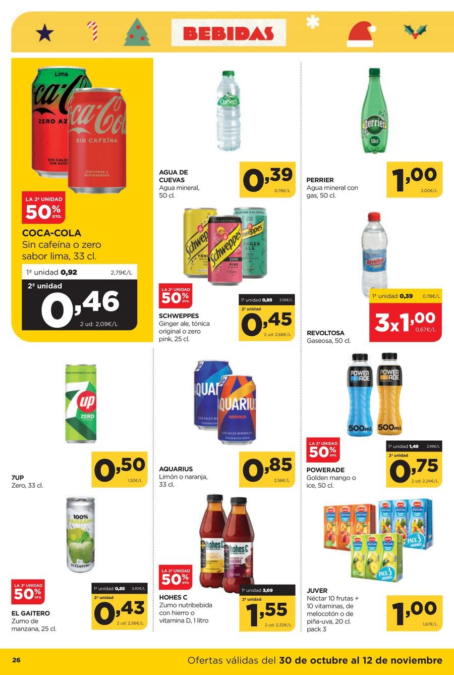 Ofertas de ‎Alimerka Supermercados‎ España de 30 octubre a 12 noviembre 2025 Nuevas ofertas