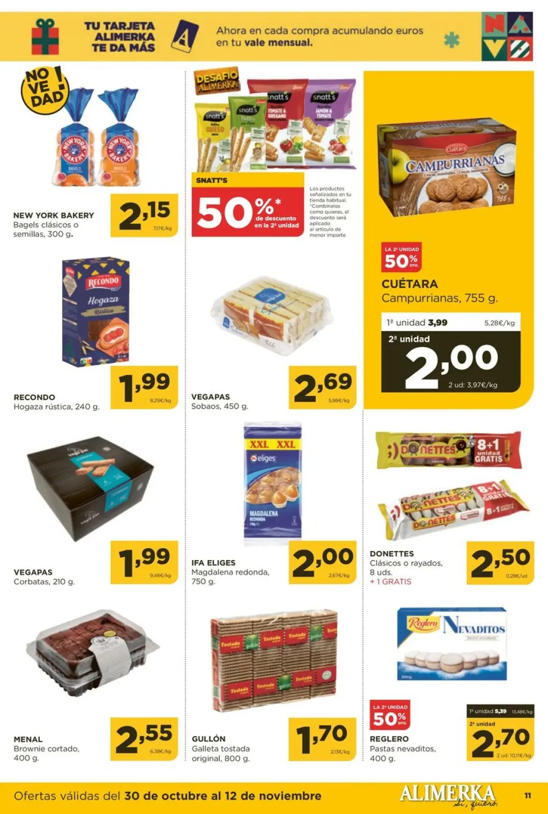 Page 11 dans Nouvelles offres chez ‎Supermarchés Alimerka‎ Espagne