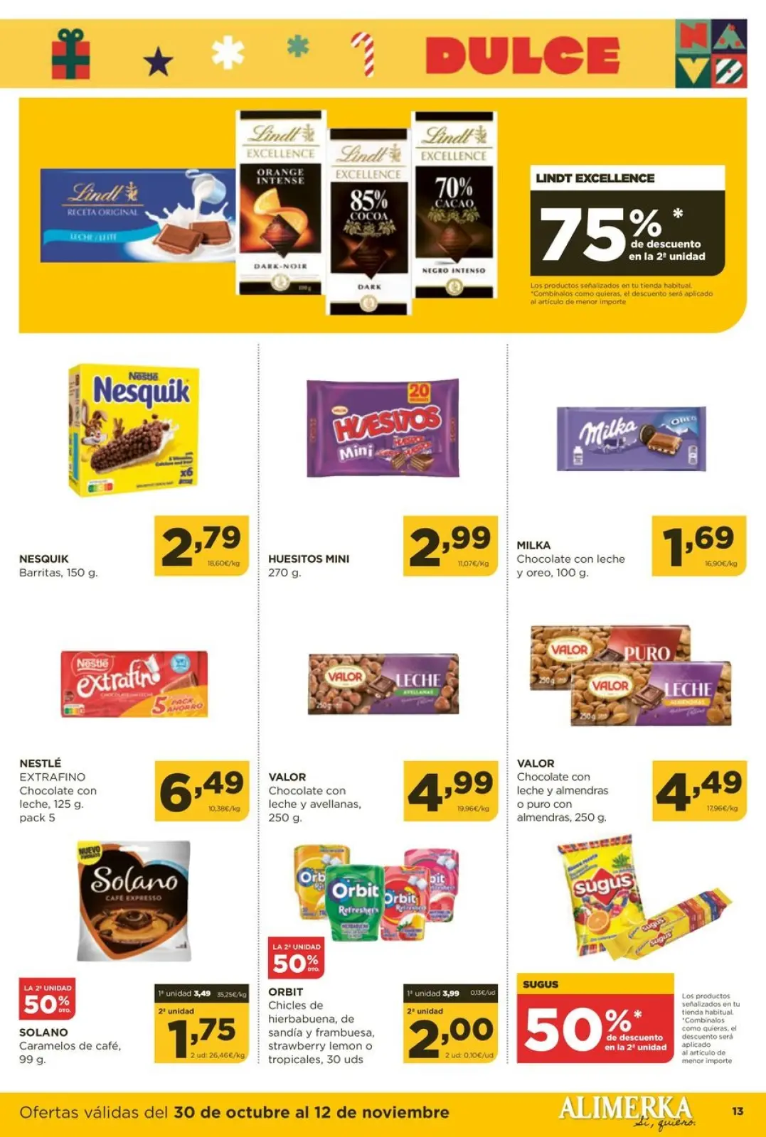 Page 13 dans Nouvelles offres chez ‎Supermarchés Alimerka‎ Espagne