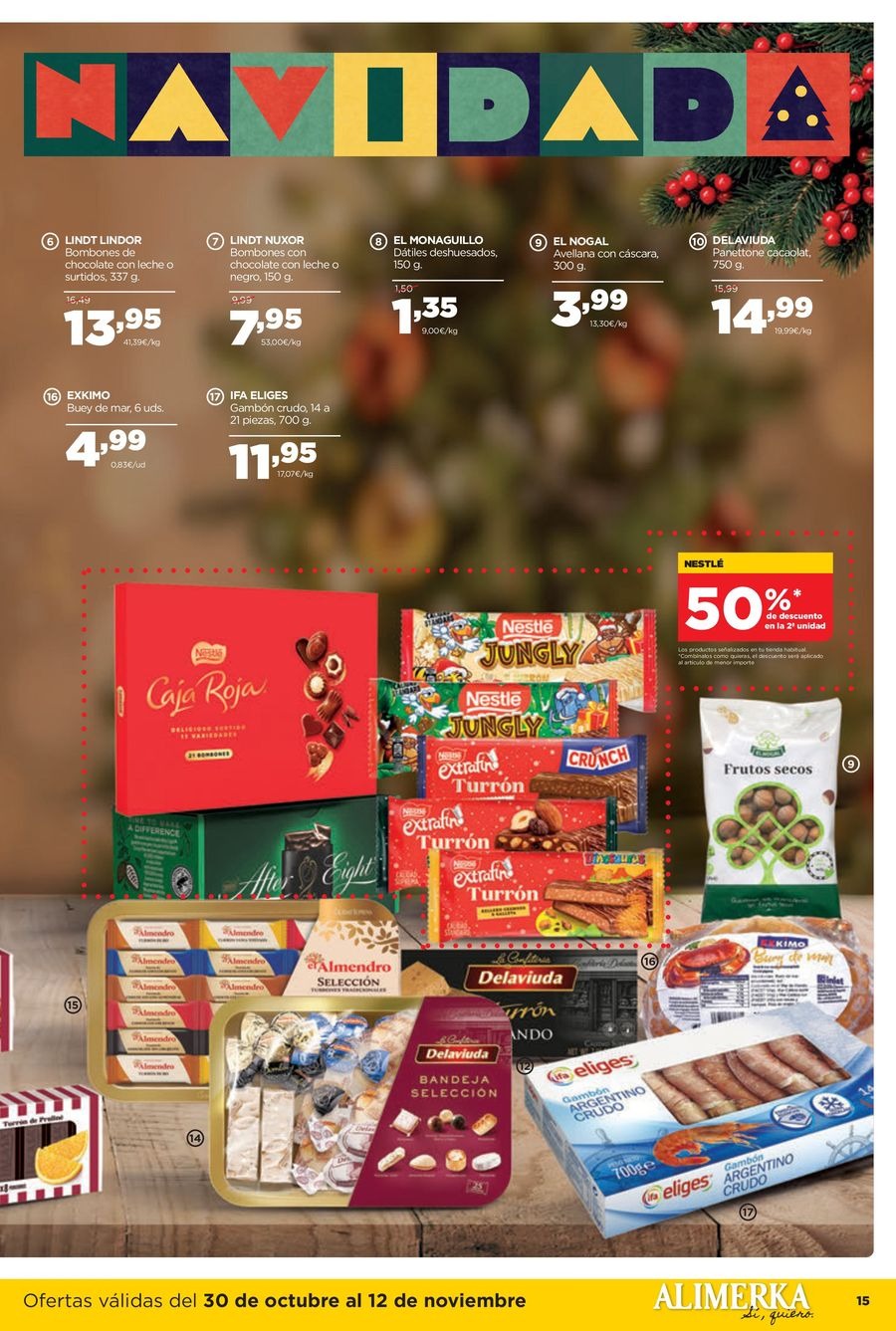 Ofertas de ‎Alimerka Supermercados‎ España de 30 octubre a 12 noviembre 2025 Nuevas ofertas