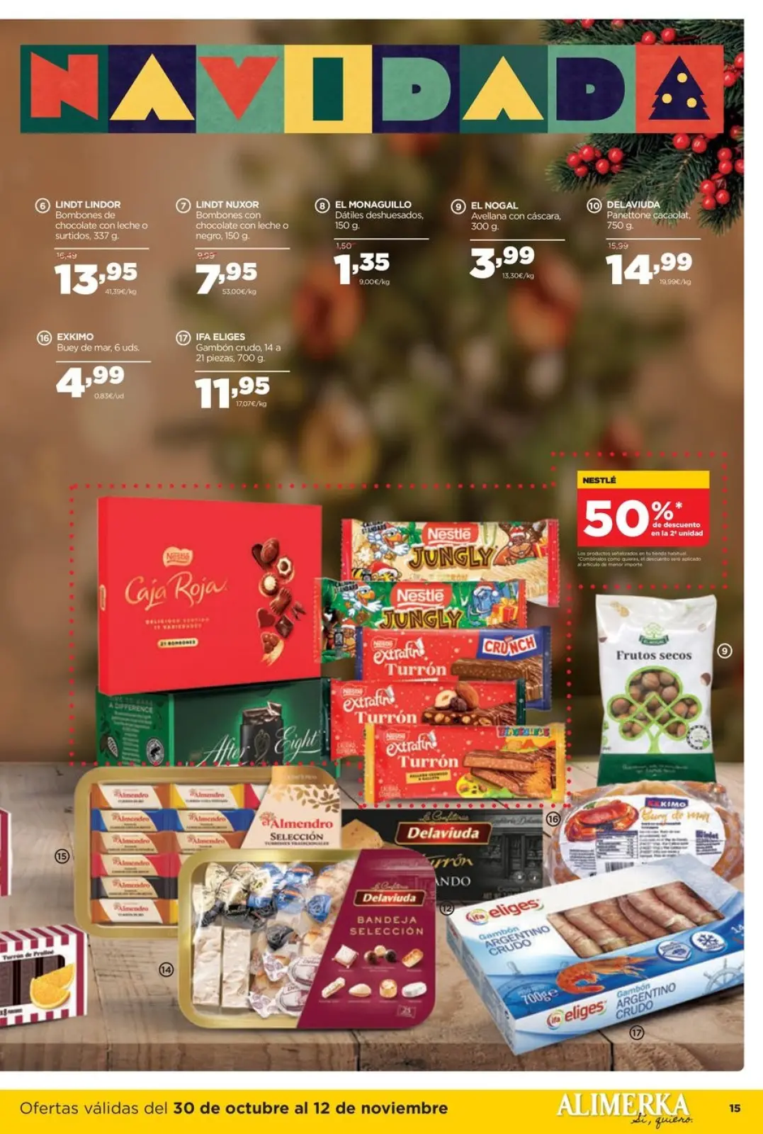 Page 15 dans Nouvelles offres chez ‎Supermarchés Alimerka‎ Espagne
