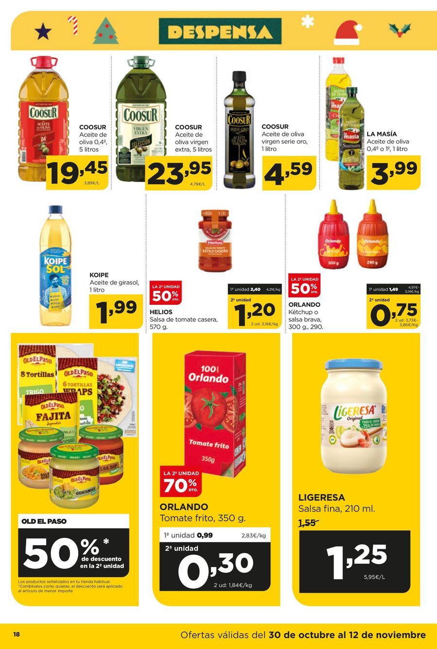 Ofertas de ‎Alimerka Supermercados‎ España de 30 octubre a 12 noviembre 2025 Nuevas ofertas