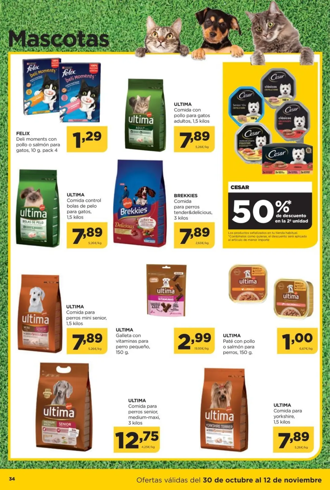 Page 34 dans Nouvelles offres chez ‎Supermarchés Alimerka‎ Espagne
