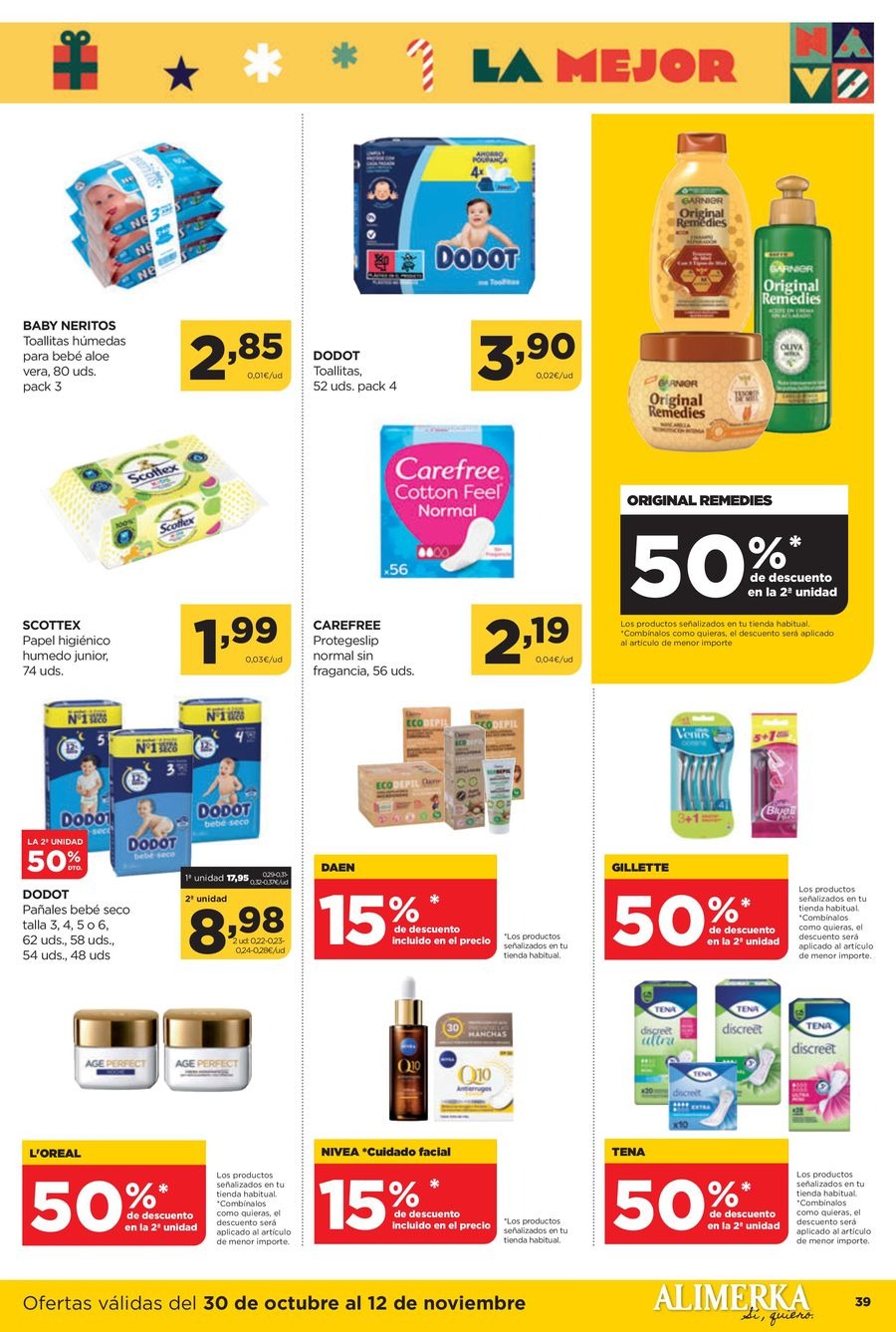 Ofertas de ‎Alimerka Supermercados‎ España de 30 octubre a 12 noviembre 2025 Nuevas ofertas