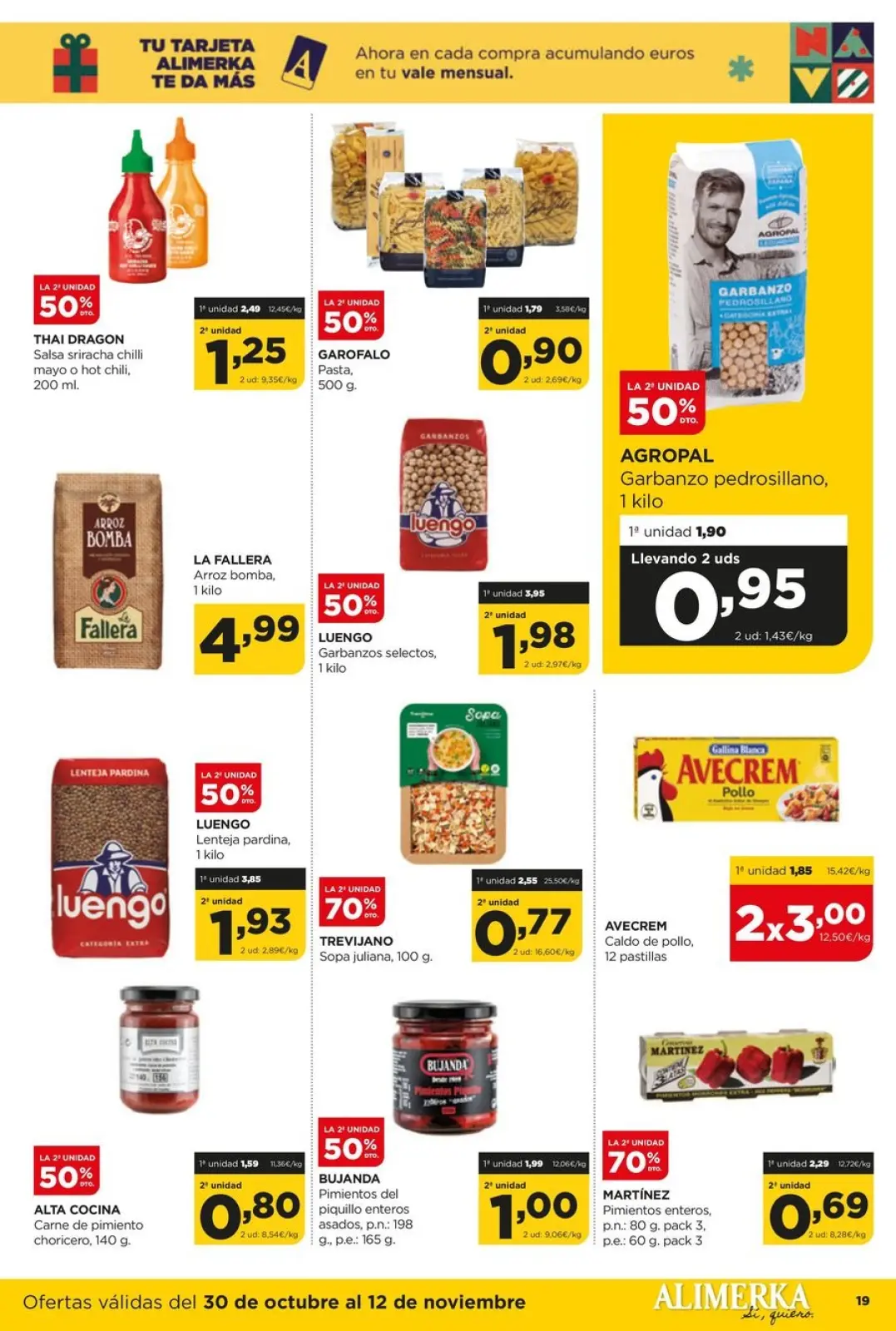 Page 19 dans Nouvelles offres chez ‎Supermarchés Alimerka‎ Espagne