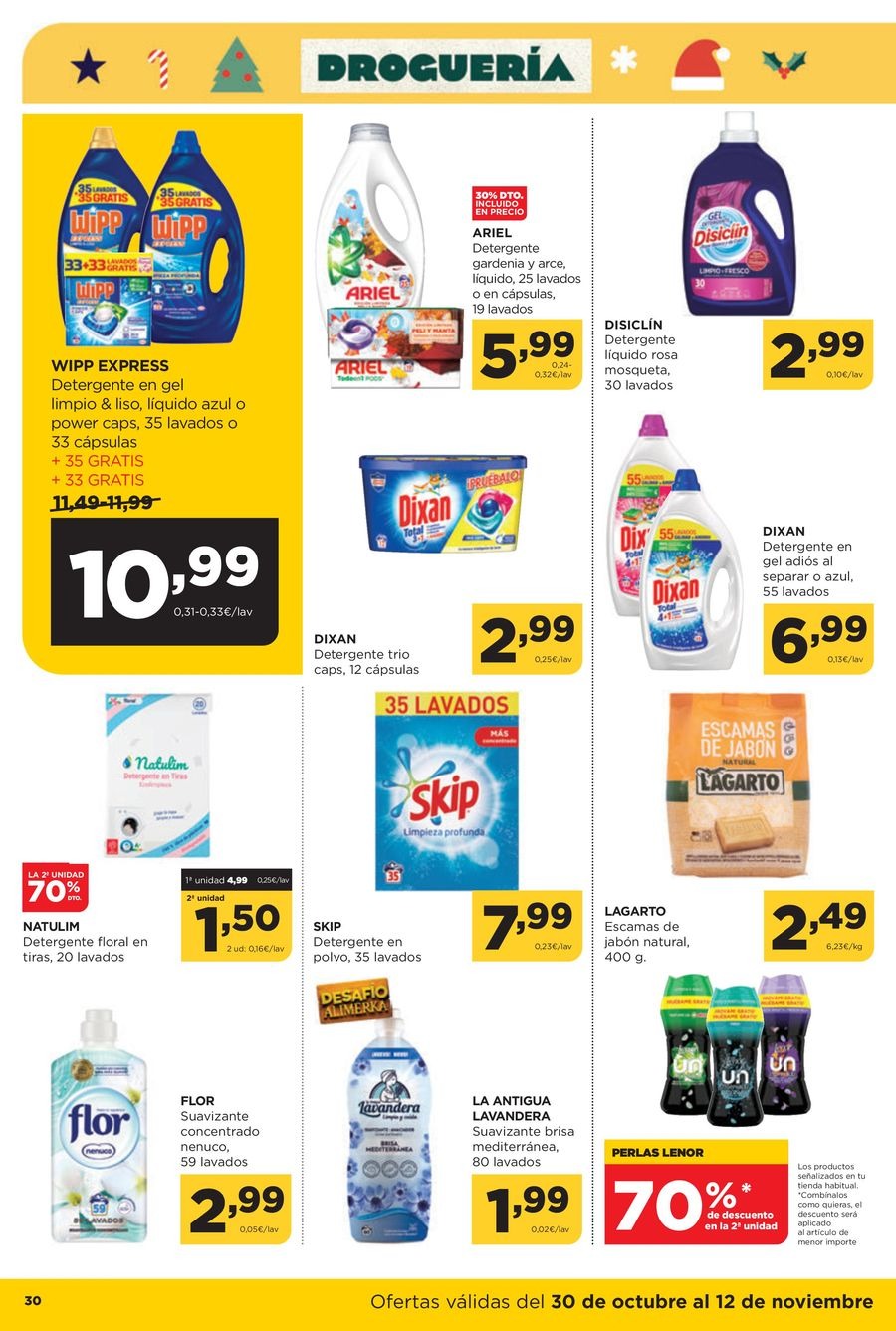 Ofertas de ‎Alimerka Supermercados‎ España de 30 octubre a 12 noviembre 2025 Nuevas ofertas