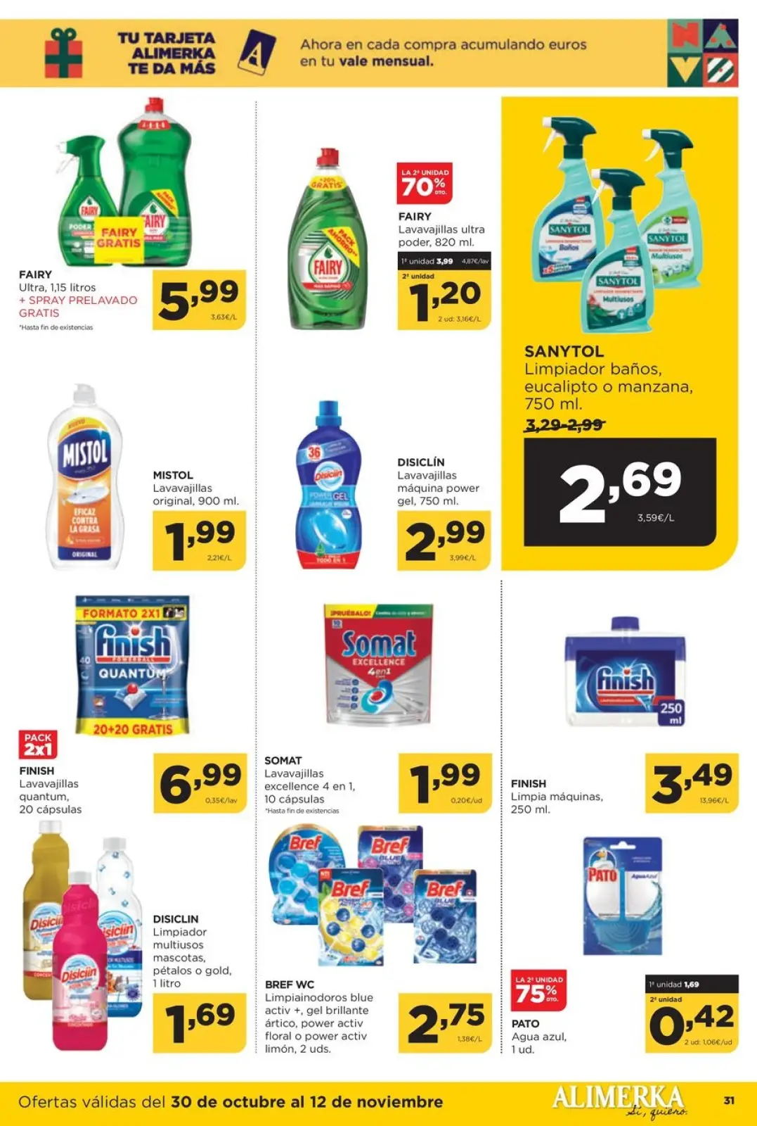 Page 31 dans Nouvelles offres chez ‎Supermarchés Alimerka‎ Espagne