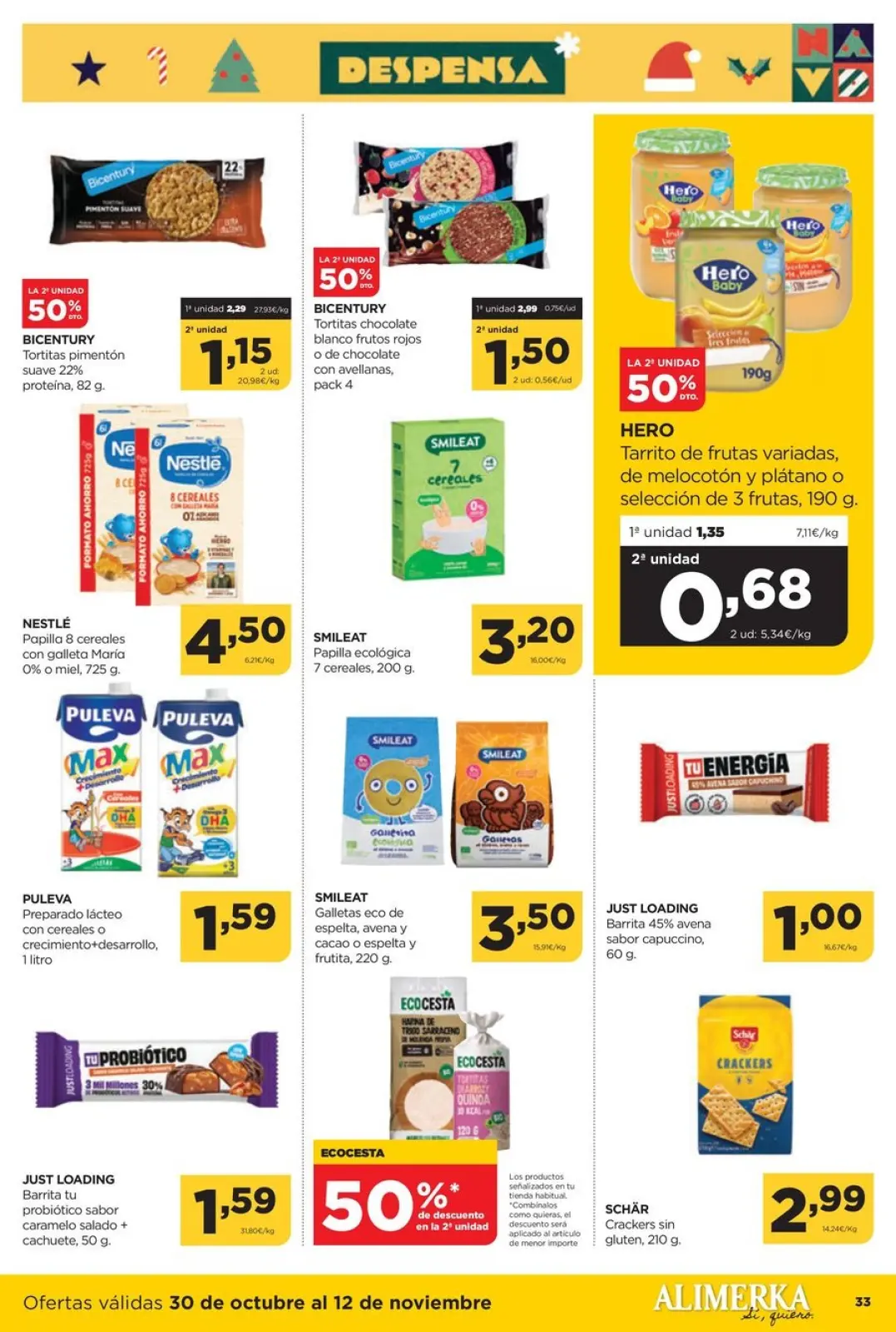 Page 33 dans Nouvelles offres chez ‎Supermarchés Alimerka‎ Espagne