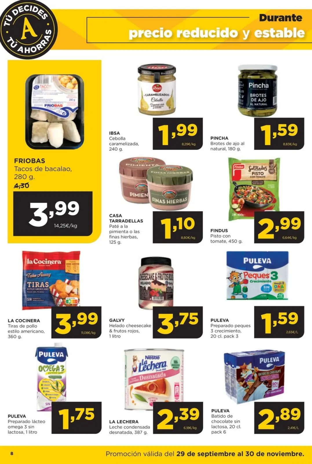 Page 8 dans Brochure d'offres : À vous de décider, vous économisez chez ‎Supermarchés Alimerka‎ Espagne