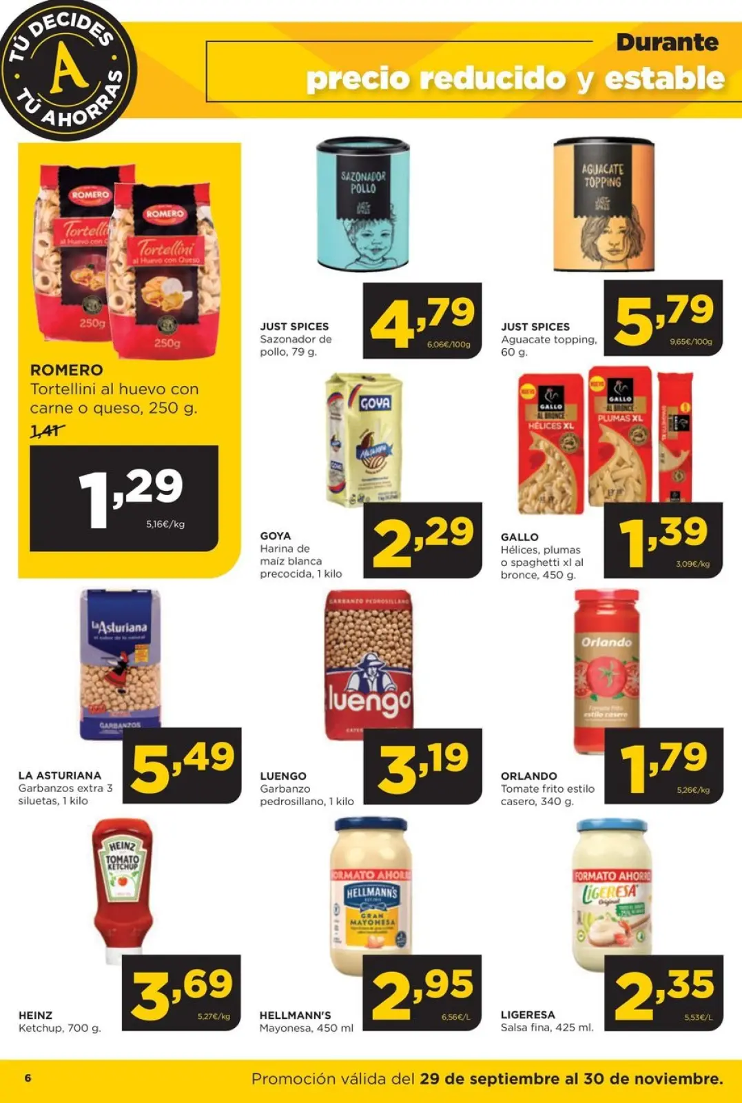 Page 6 dans Brochure d'offres : À vous de décider, vous économisez chez ‎Supermarchés Alimerka‎ Espagne