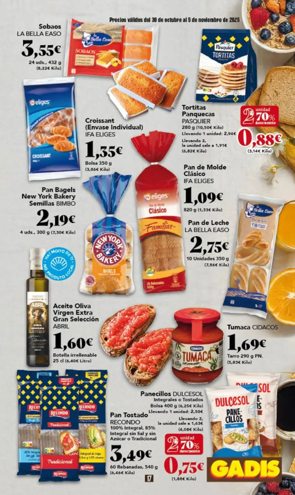 Page 17 dans Nouveaux prix chez GADIS Espagne