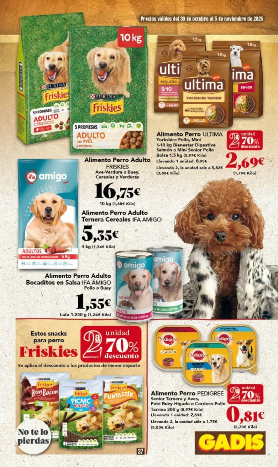 Page 37 dans Nouveaux prix chez GADIS Espagne