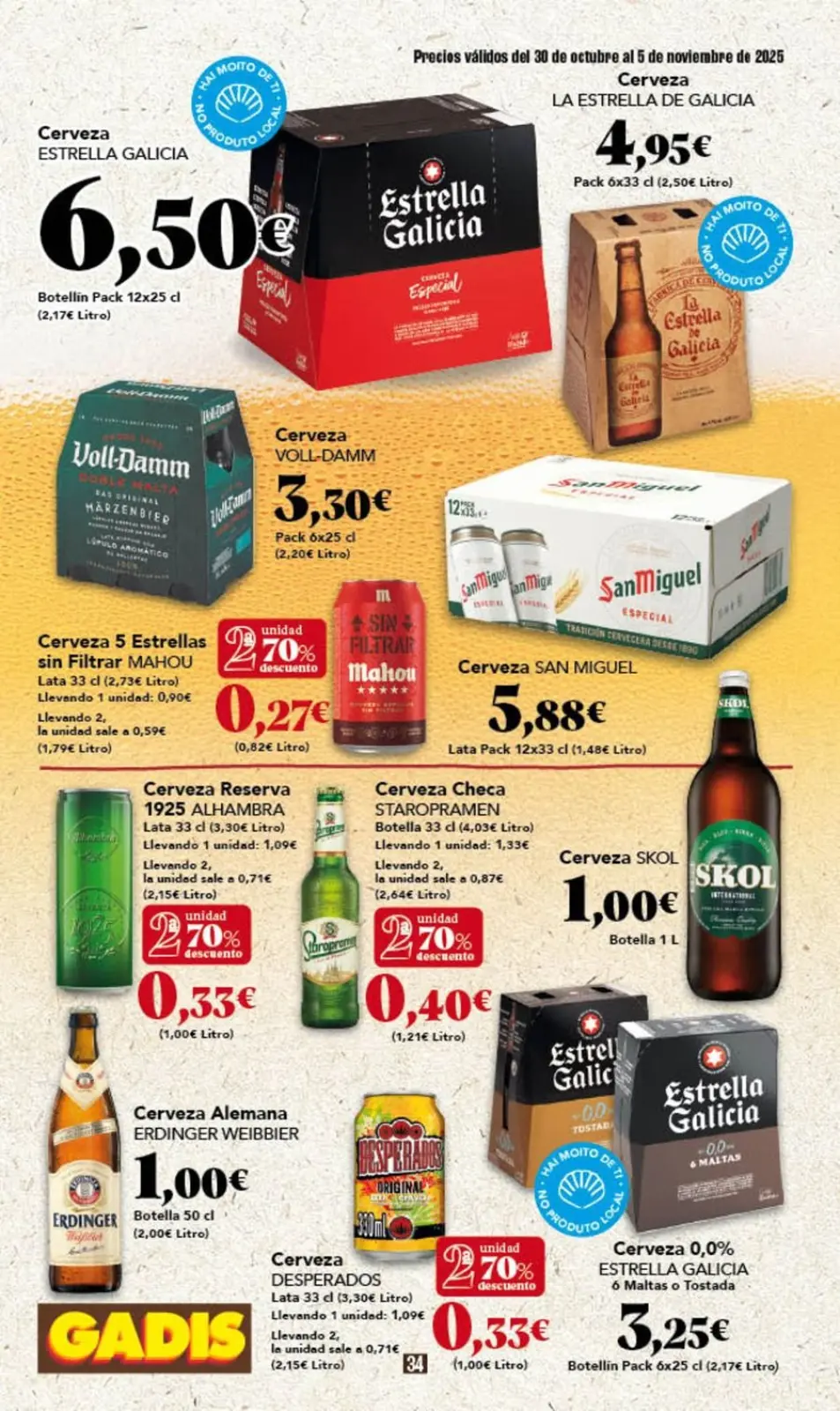 Page 34 dans Nouveaux prix chez GADIS Espagne