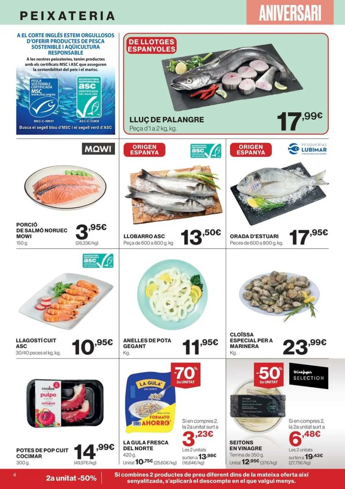 Página 4 en ofertas Què Necessites Avui? en Hipercor España