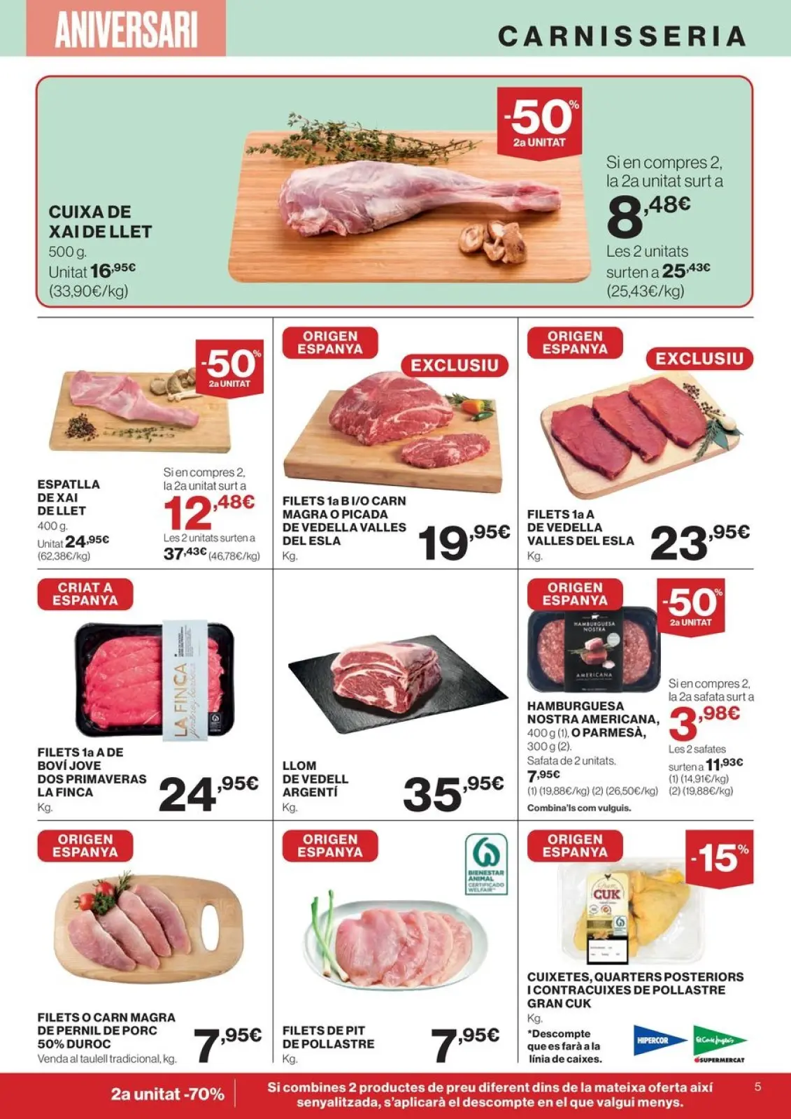 Página 5 en ofertas Què Necessites Avui? en Hipercor España