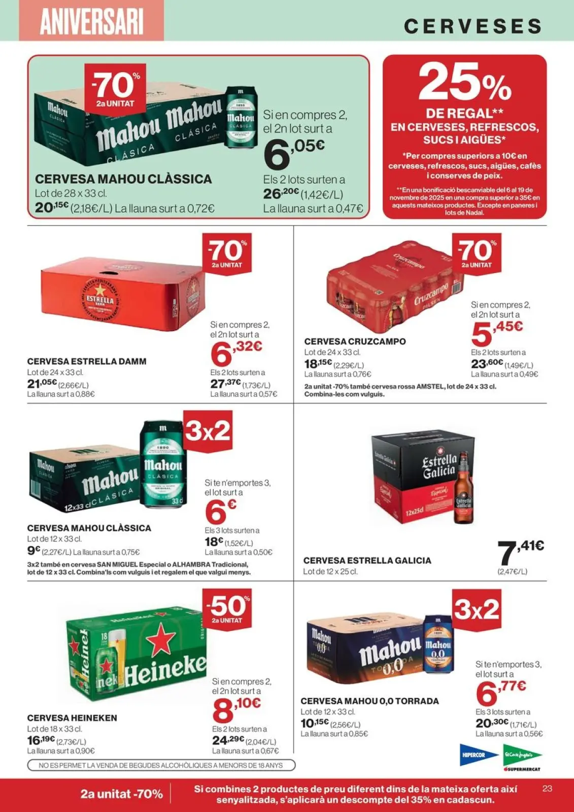 Página 33 en ofertas Què Necessites Avui? en Hipercor España