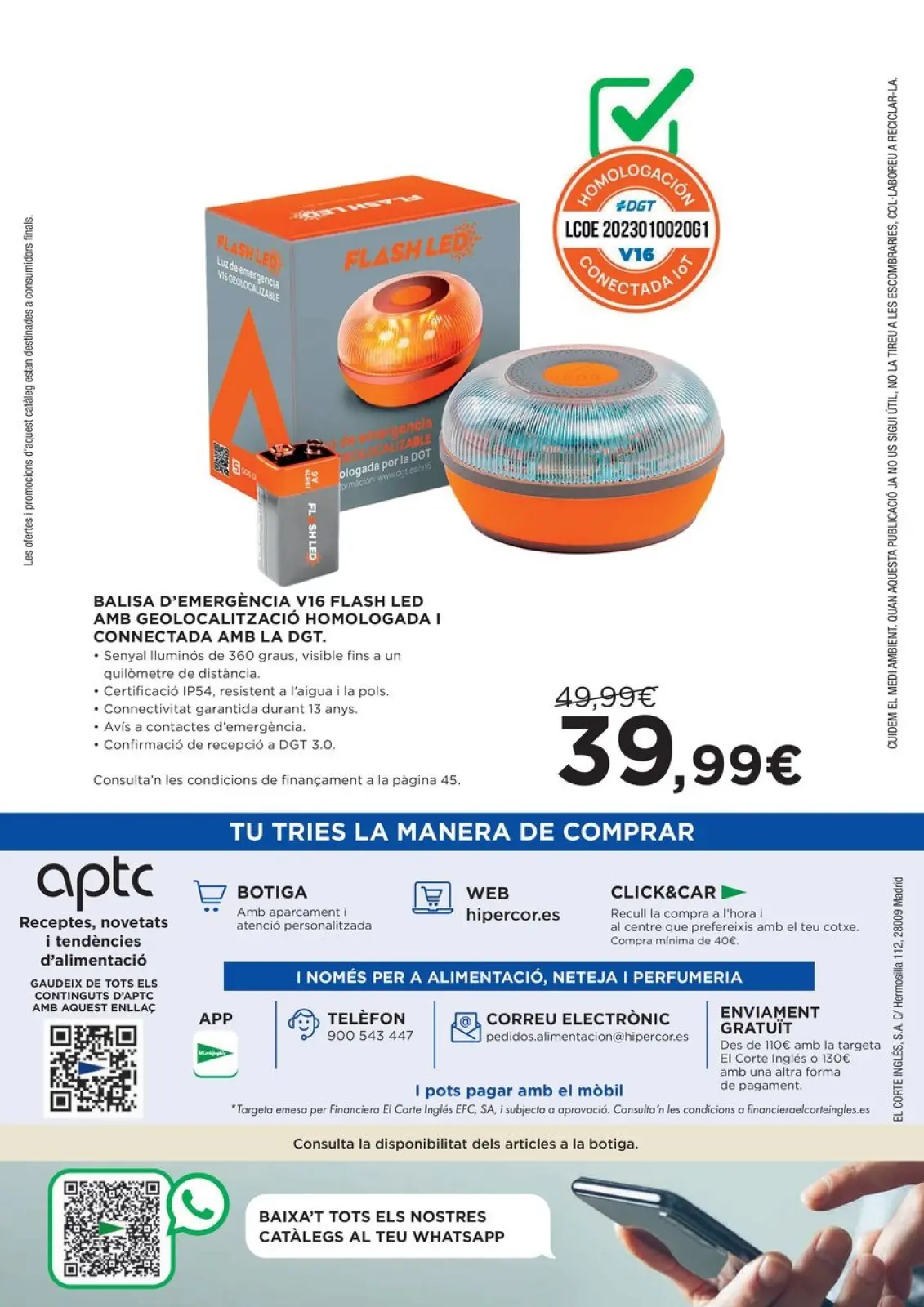 Página 70 en ofertas Què Necessites Avui? en Hipercor España