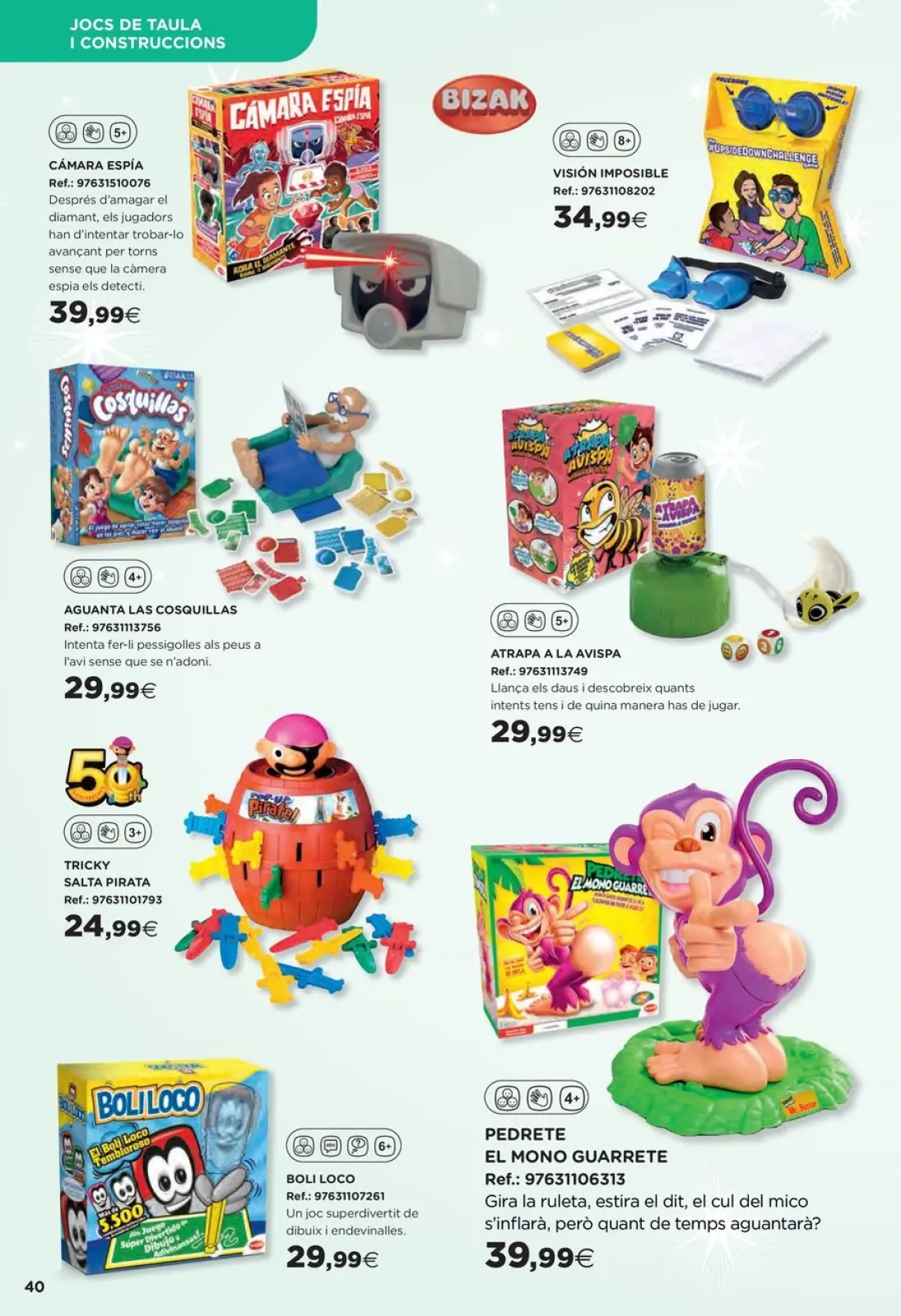 Page 40 dans Nos meilleurs prix chez Hipercor Espagne