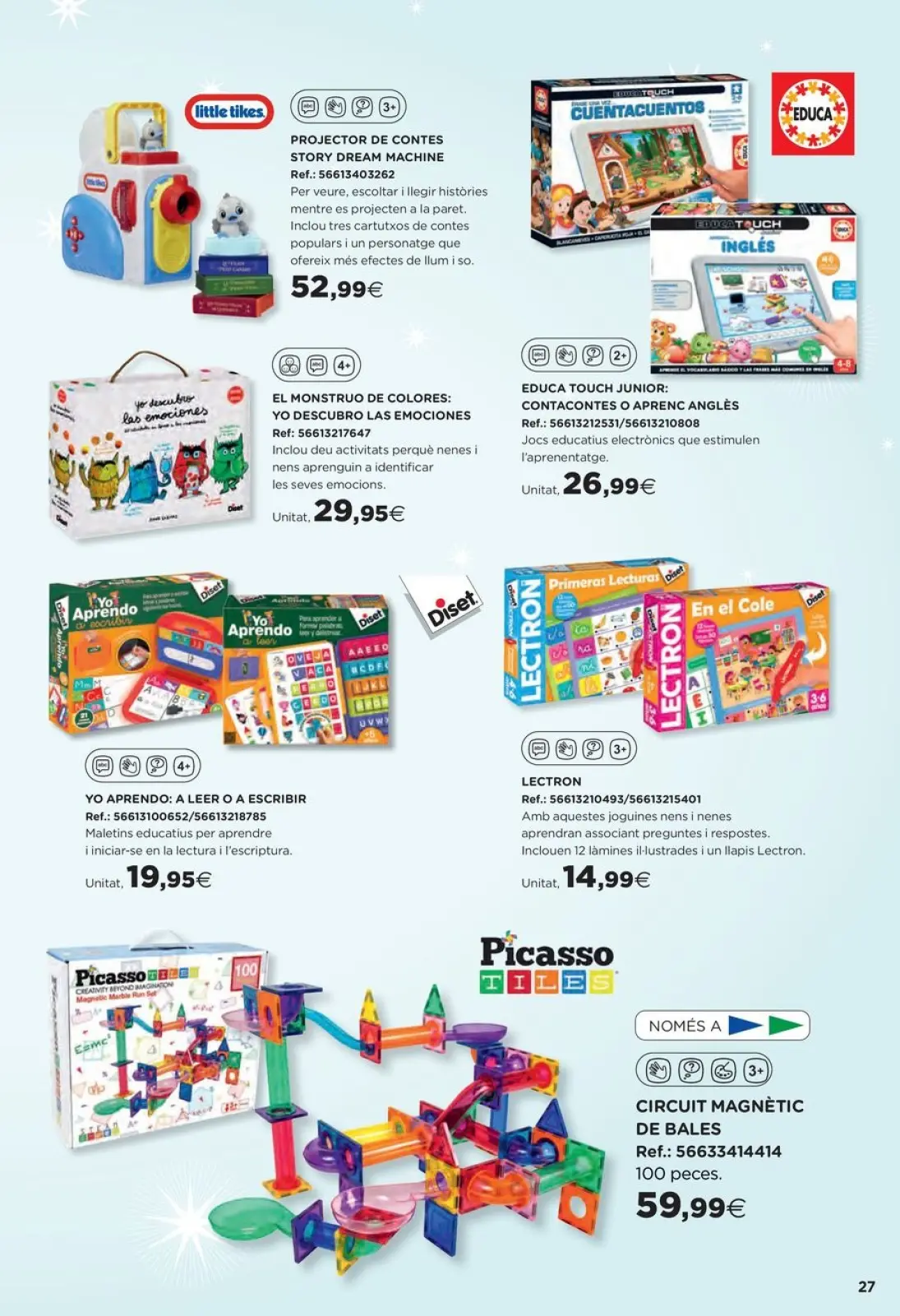 Page 27 dans Nos meilleurs prix chez Hipercor Espagne