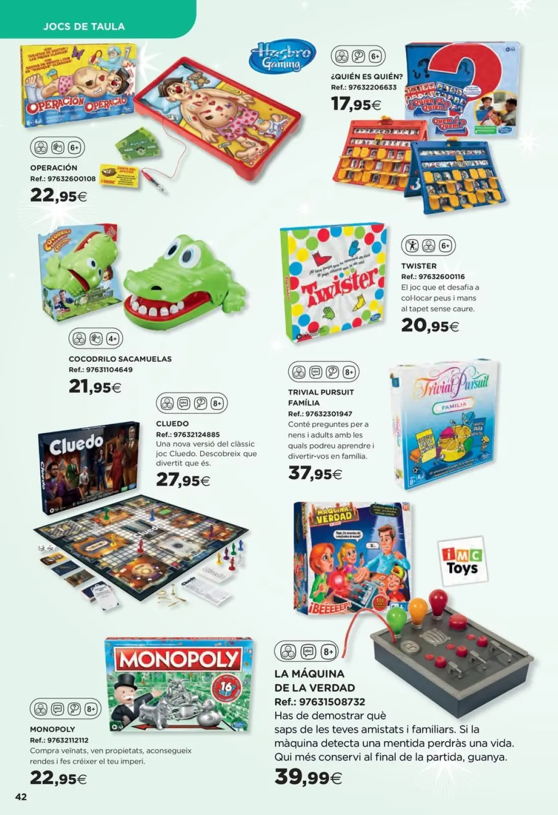 Page 42 dans Nos meilleurs prix chez Hipercor Espagne