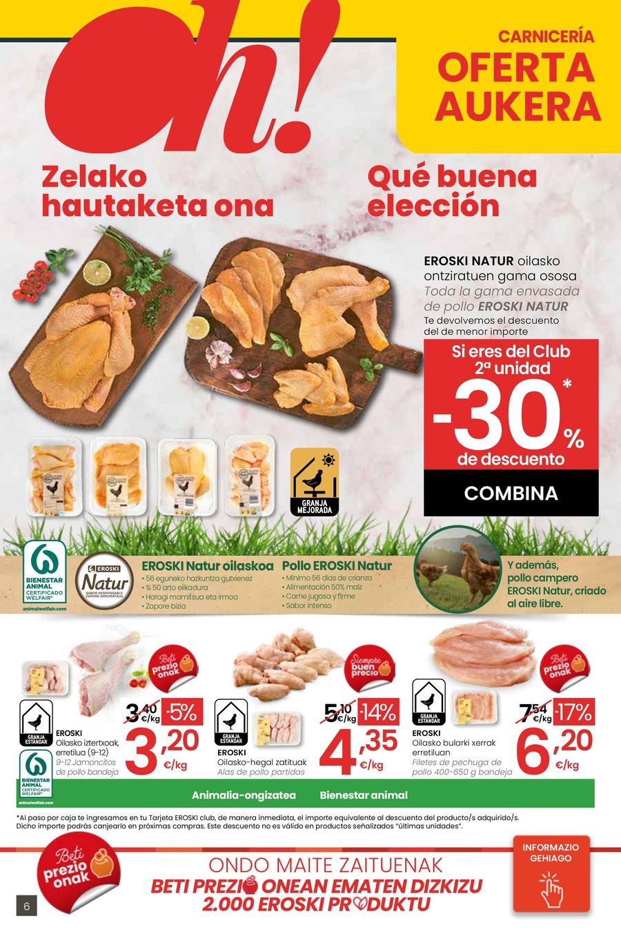 Ofertas de Eroski España de 30 octubre a 11 noviembre 2025 OFERTA 3x2